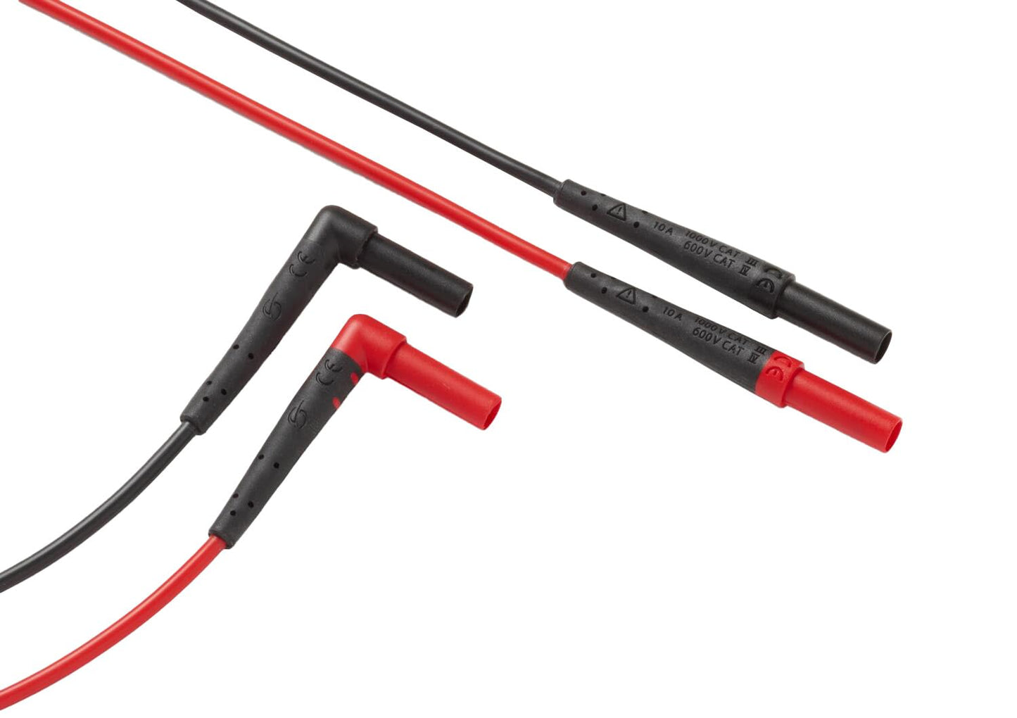 Fluke TL224 SureGrip Insulated Test Leads for Reliable Testing