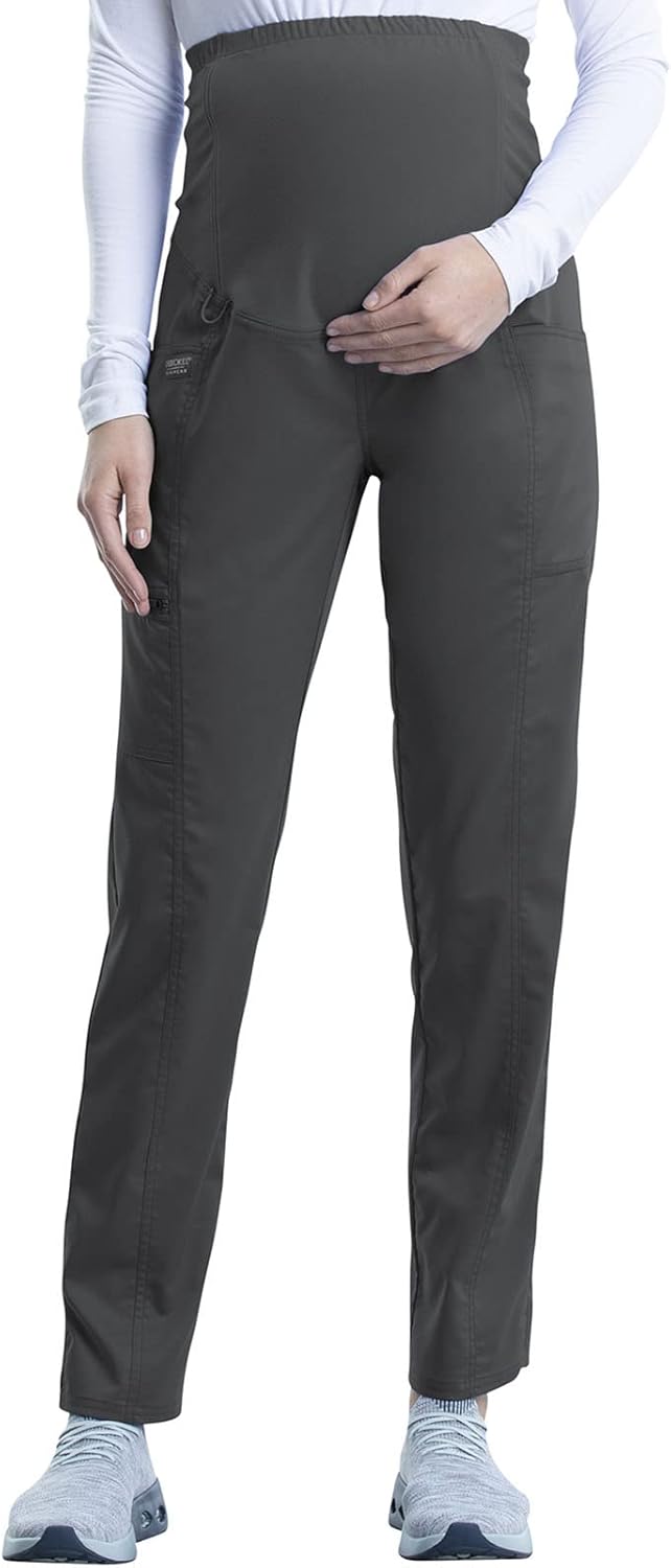 Cherokee Maternity Scrub Pants for Women with Belly Coverage