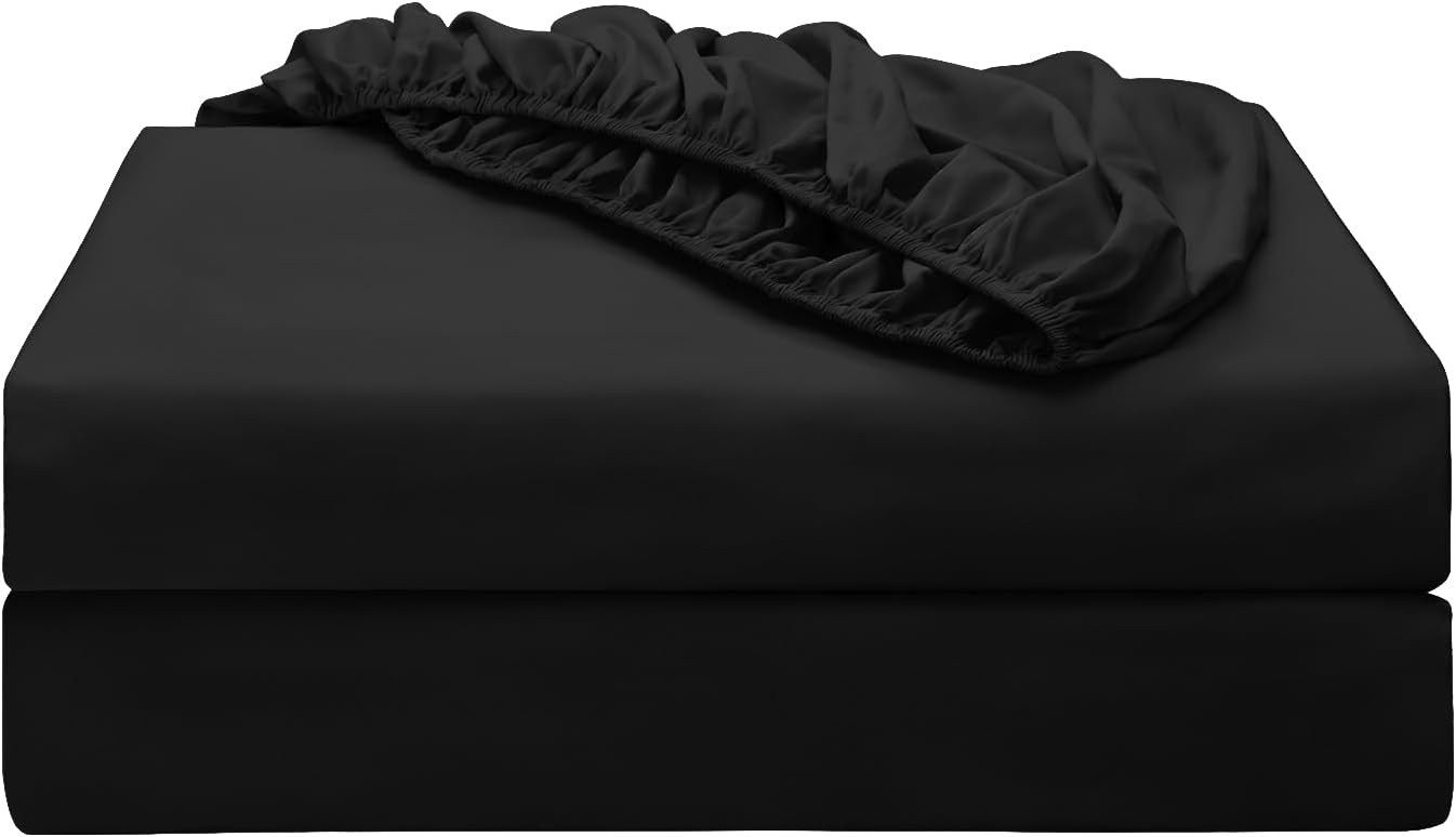 2-Pack Pure Cotton Twin XL Fitted Sheet by Shunjie.Home