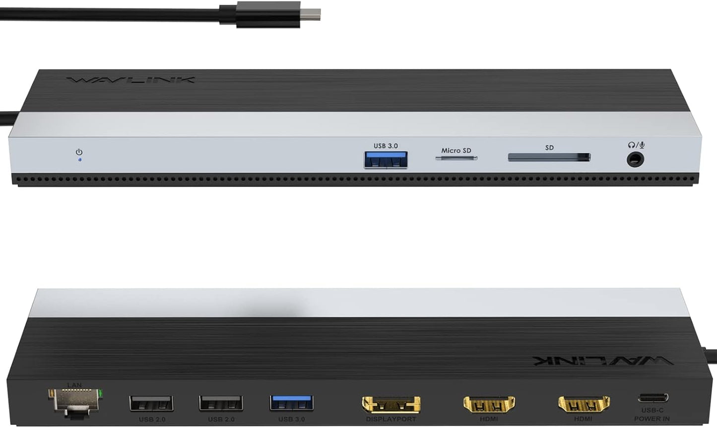 WAVLINK USB C Docking Station for Triple Display and Power