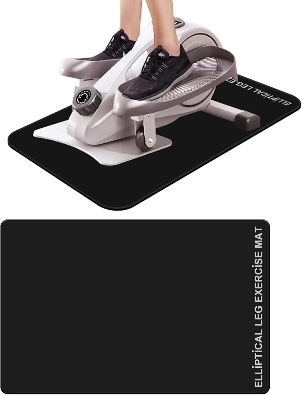 Non-Slip Elliptical Mat: Boost Stability, Protects Floor