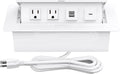 Pop Up Outlets with PD 30W USB Ports - Recessed Countertop Power Hub