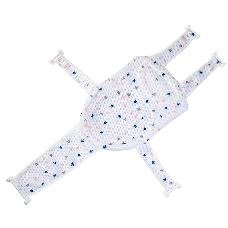 Breathable Mesh Baby Bath Cushion - Non-Slip & Adjustable for 0-18 Months