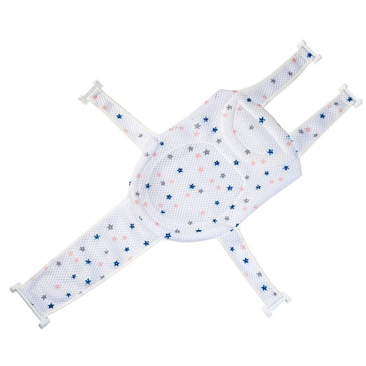 Breathable Mesh Baby Bath Cushion - Non-Slip & Adjustable for 0-18 Months