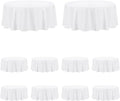 PureFit 10 Pack Round White Table Cloths 120 Inch Review