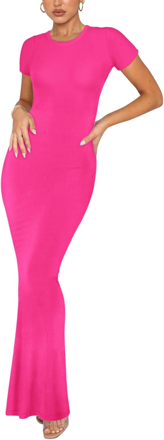 REORIA Women's Casual Maxi Dress for Elegant Summer Outings