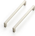 6-1/4 in Square Cabinet Handles 25 Pack - Brushed Nickel
