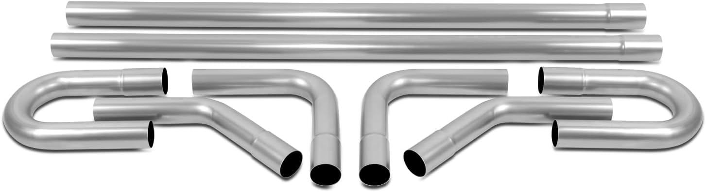 DIY Custom Exhaust Tubing Mandrel Bend Pipes Kit for Universal Fit