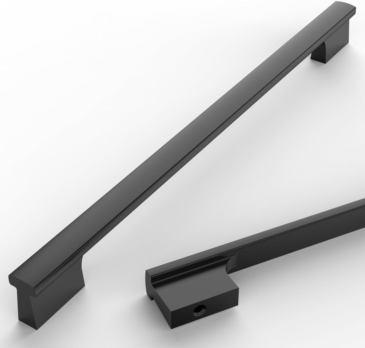 10 Inch Matte Black Kitchen Cabinet Handles for Modern Homes
