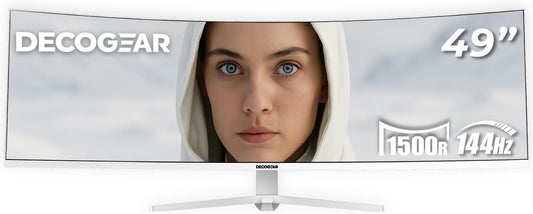 Deco Gear 49 Curved Ultrawide Gaming Monitor for Ultimate Gaming