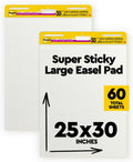 Post-it Super Sticky Easel Pad 25 in x 30 in White - Premium