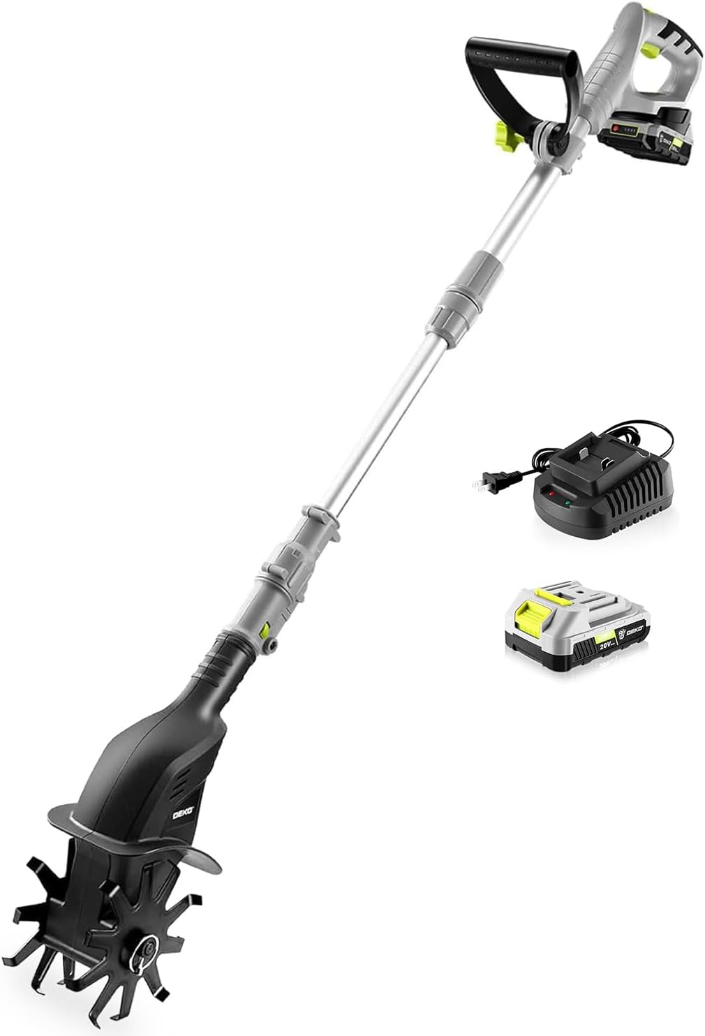 Cordless Electric Garden Tiller for Effortless Soil Cultivation