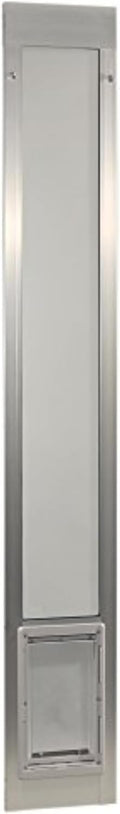 Aluminum Pet Patio Door Adjustable Height for Sliding Doors - Clear