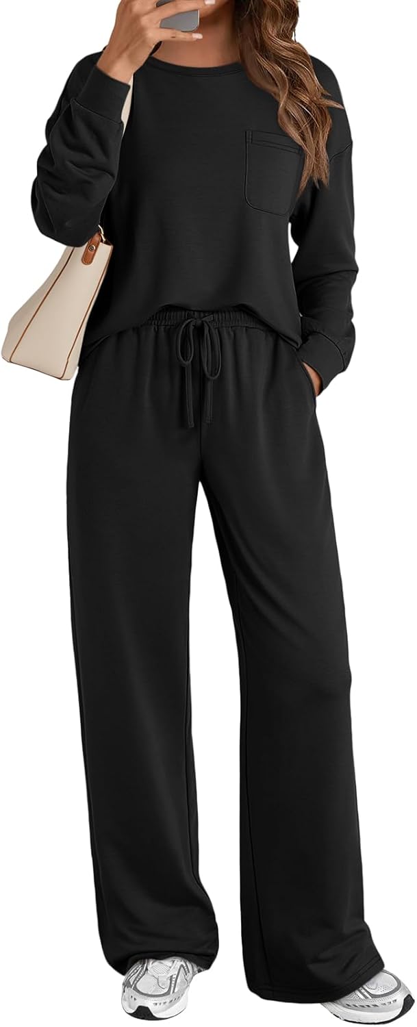 AUTOMET Womens Sweatsuits 2 Piece Lounge Matching Outfits