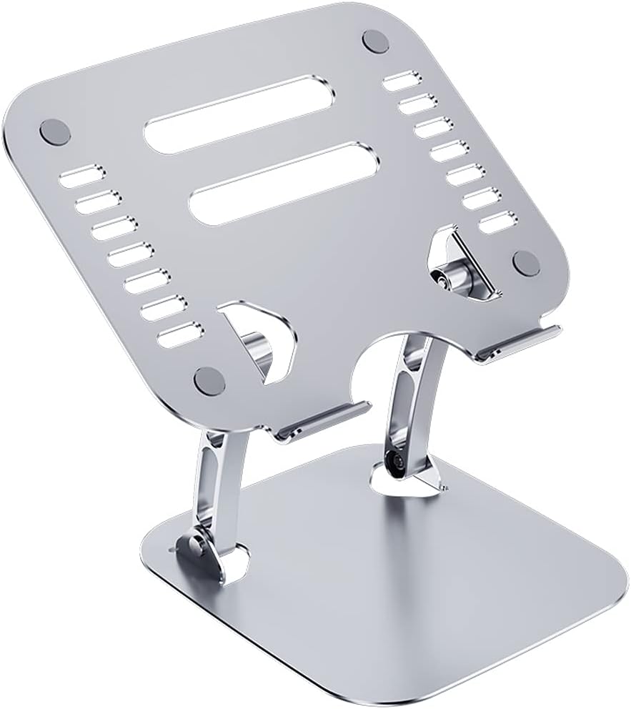 Adjustable Aluminum Laptop Riser Stand | OTM Essentials
