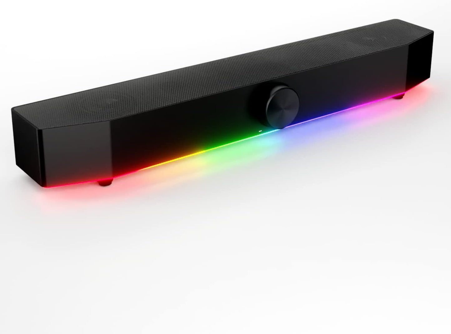 Tilted Nation Gaming Soundbar - Crisp Audio & RGB Lights