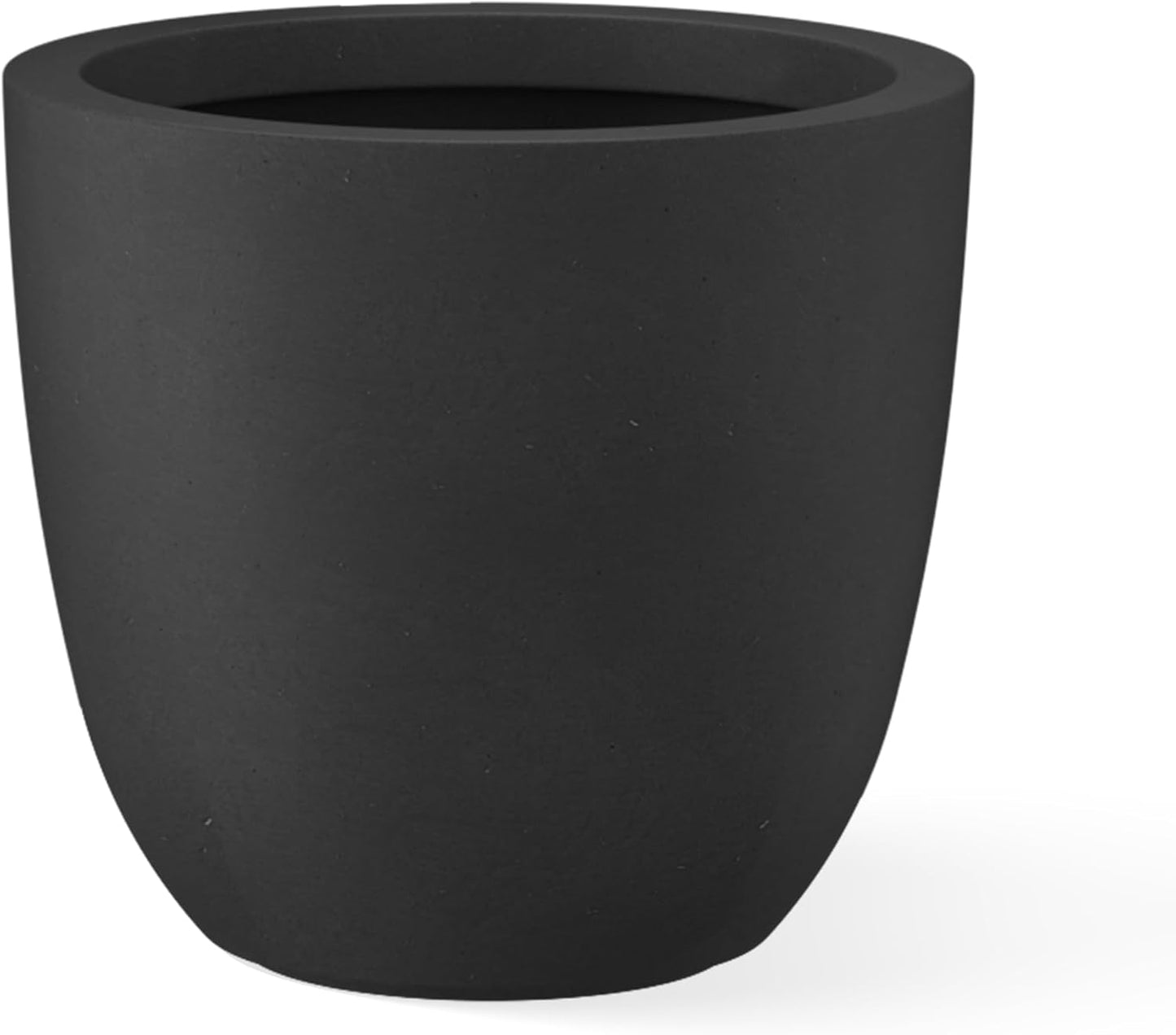 Kante 14 Inch Round Concrete Planter for Indoor Outdoor Use