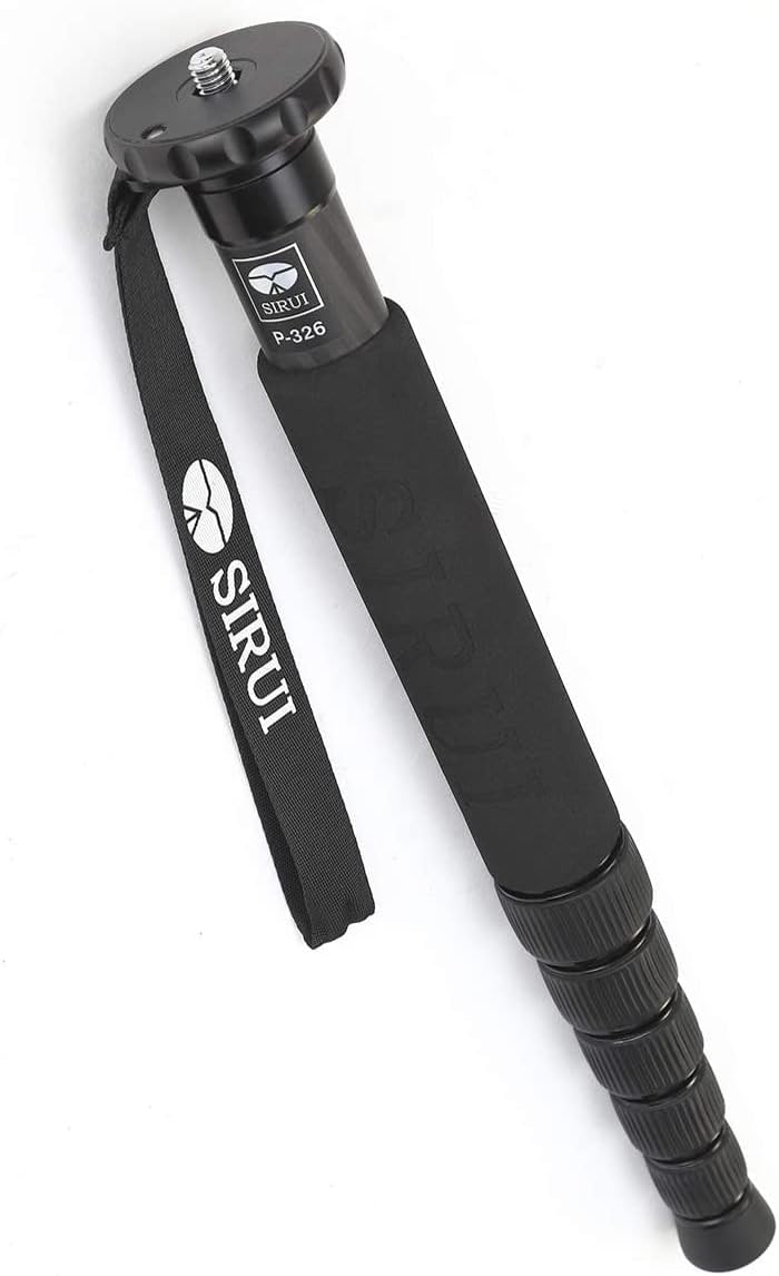 SIRUI Camera Monopod P-326: Lightweight Carbon Fiber Travel Tool