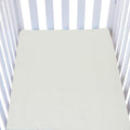 Knlpruhk Silk Fitted Crib Sheet 28in x 52in - Ultra Soft 19 Momme