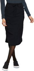 Cherokee Infinity Drawstring Cargo Scrub Skirt for Women - Knee Length