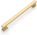 Brushed Gold Cabinet Pulls 10 Pack 8.8in CC - Solid Brushed Finish