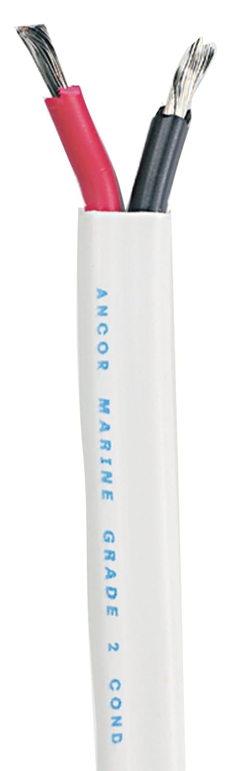 Ancor Marine Grade 121910 Duplex Cable - 18/2 AWG, 100ft