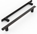 Amerdeco 6 Pack Oil Rubbed Bronze Cabinet Pulls 12.5 in - Solid