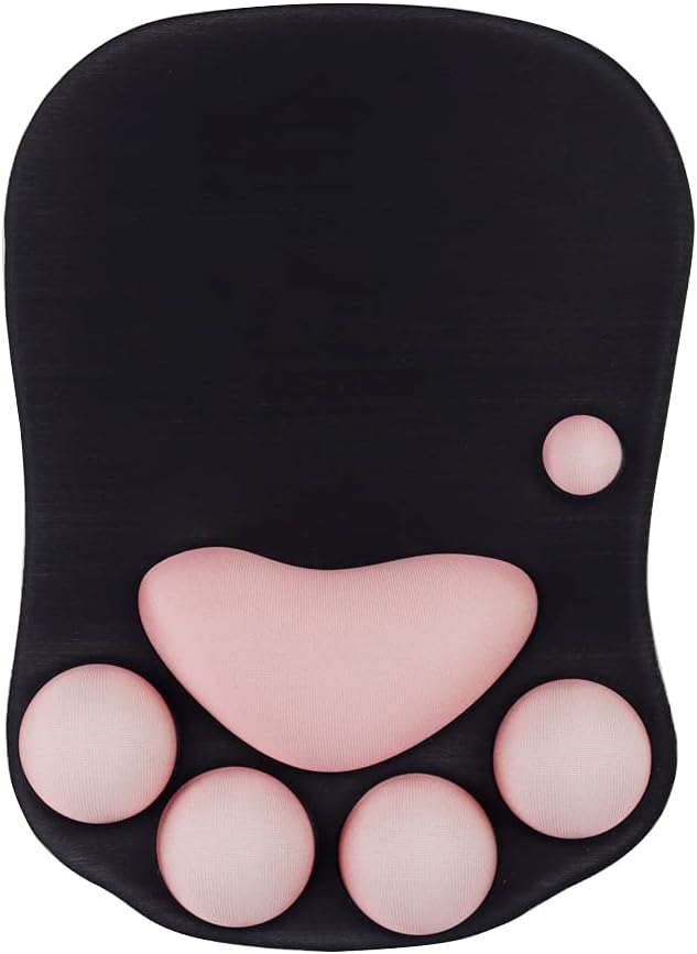 3D Cat Paw Gel Wrist Rest: Ergonomic Comfort!