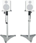 Rockville RVSM5 White Speaker Stands: Perfect Height Adjustment!