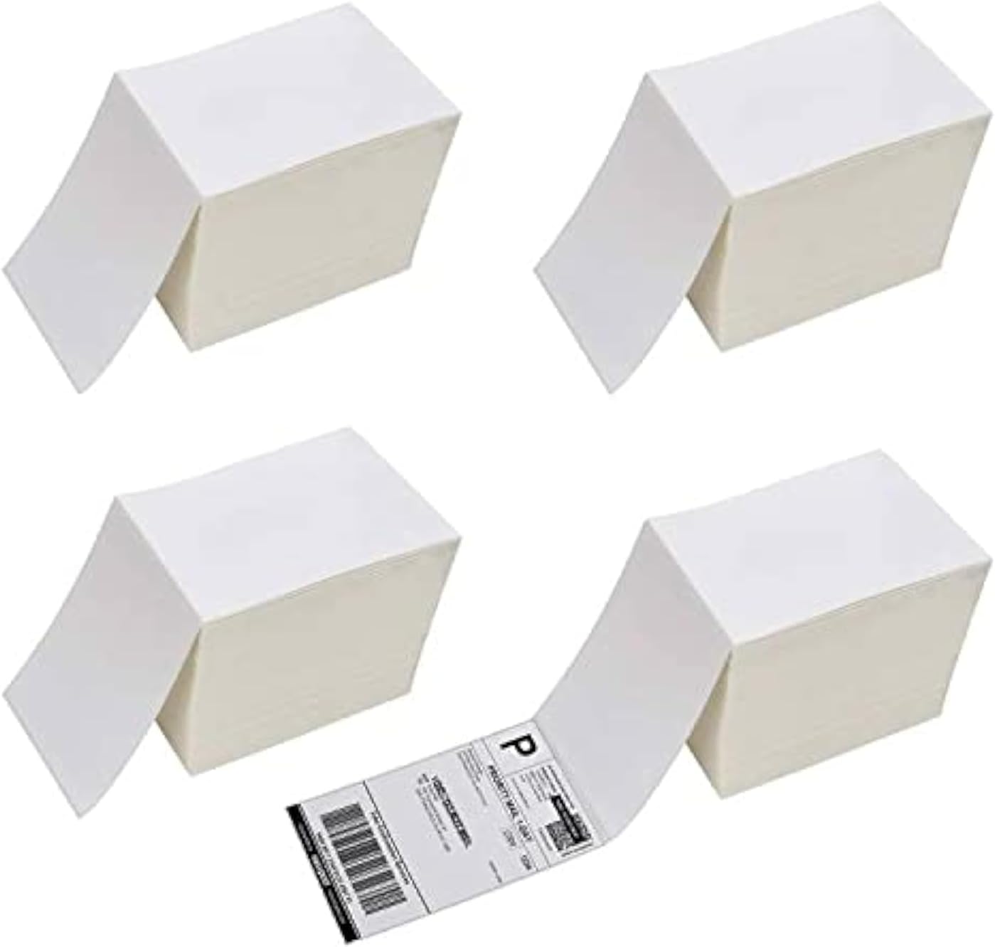 Immuson 4000 Fanfold 4 x 6 Direct Thermal Shipping Labels