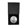 1996 U.S. Silver Eagle in Air Tite with Magnet Close Gift Box - Gem BU