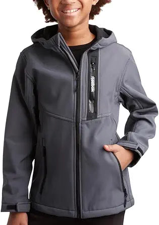 Reebok Boys' Lightweight Weather Resistant Softshell Jacket