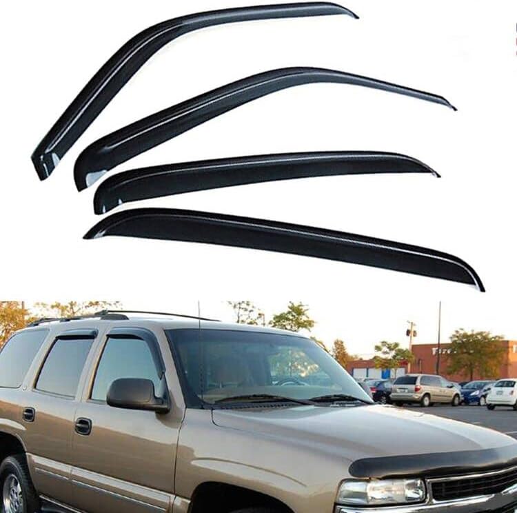 4pcs Window Visors for Tahoe Yukon Escalade 2000-2006 Models