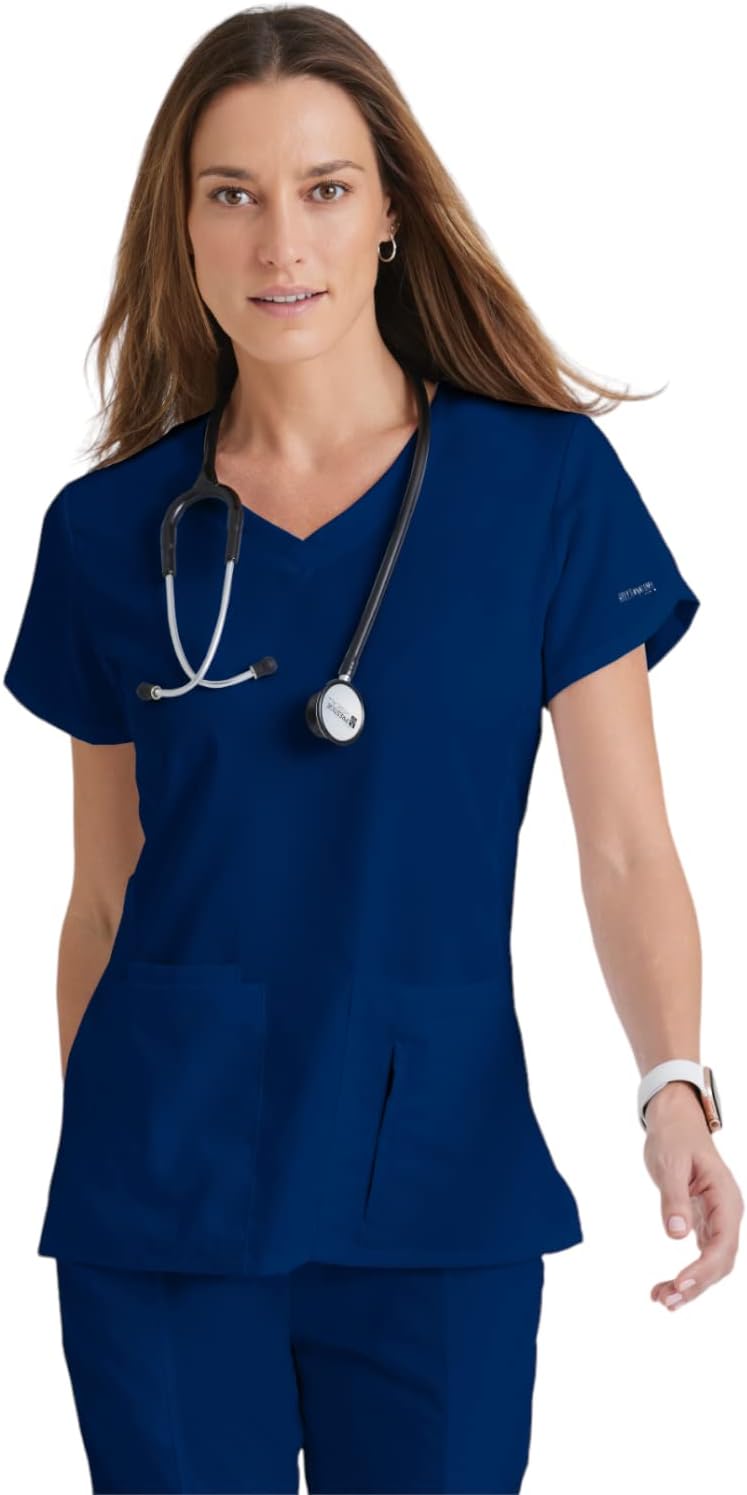 Cora Scrub Top for Women - Super-Soft Grey's Anatomy Style