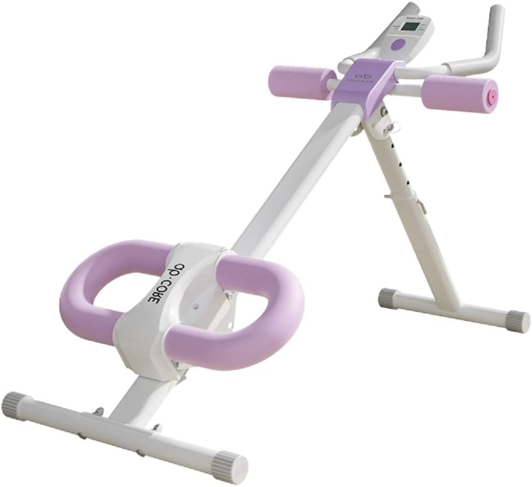 Adjustable Ab Machine with LCD Monitor - Core Workout Pro