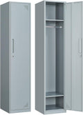 Metal Locker for Home and Dressing Room - 71in Steel Storage