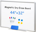 DEVELOP Magnetic White Board Dry Erase 32 x 44 in - Versatile Wall