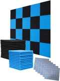 52 Pack Acoustic Foam Panels for Professional Sound Absorption