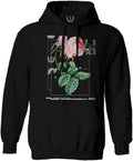Floral Rose Botanical Print Hoodie - Summer Chic!