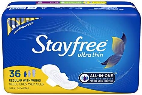 Stayfree Ultra Thin Regular Pads with Wings for Reliable Protection