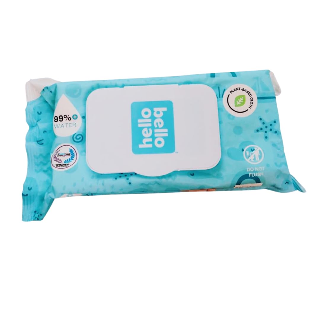 Hello Bello Baby Wipes - 4 Packs of Gentle Cleaning