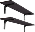 DINZI LVJ Long Wall Shelves Set of 2 for Extra Storage Space