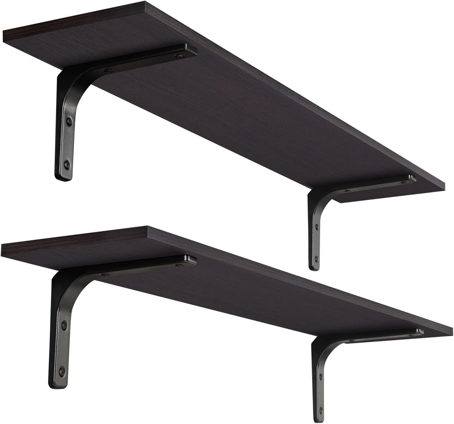 DINZI LVJ Long Wall Shelves Set of 2 for Extra Storage Space