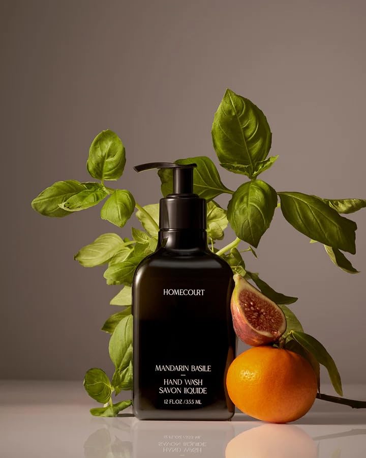 Homecourt Hand Wash Gently Cleanses Hydrates with Mandarin Basil