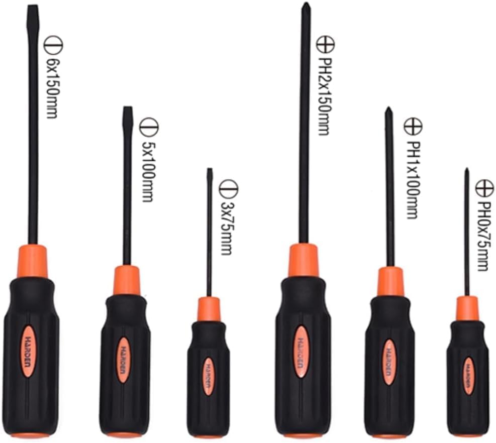 Pro Grade Heavy Duty Screwdriver Set - Rust Resistant S2 Steel