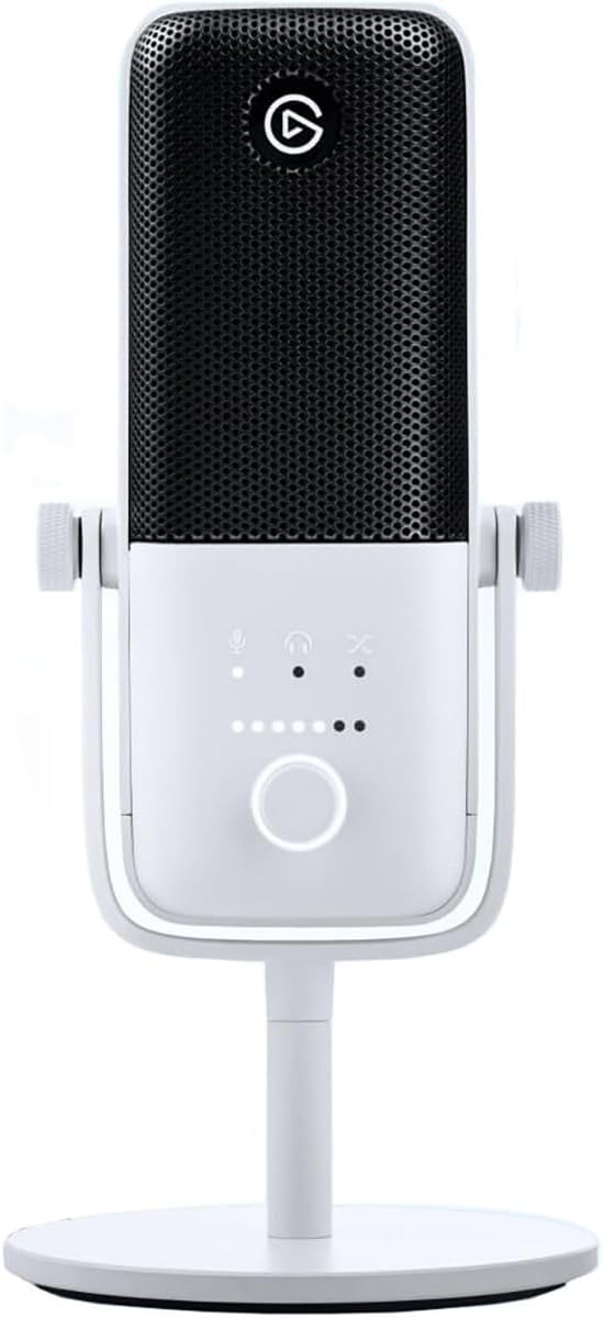 Elgato Wave:3 White USB Condenser Microphone for Streaming