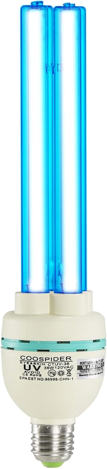 36 Watts UVC Light Bulb for Effective Germ Elimination