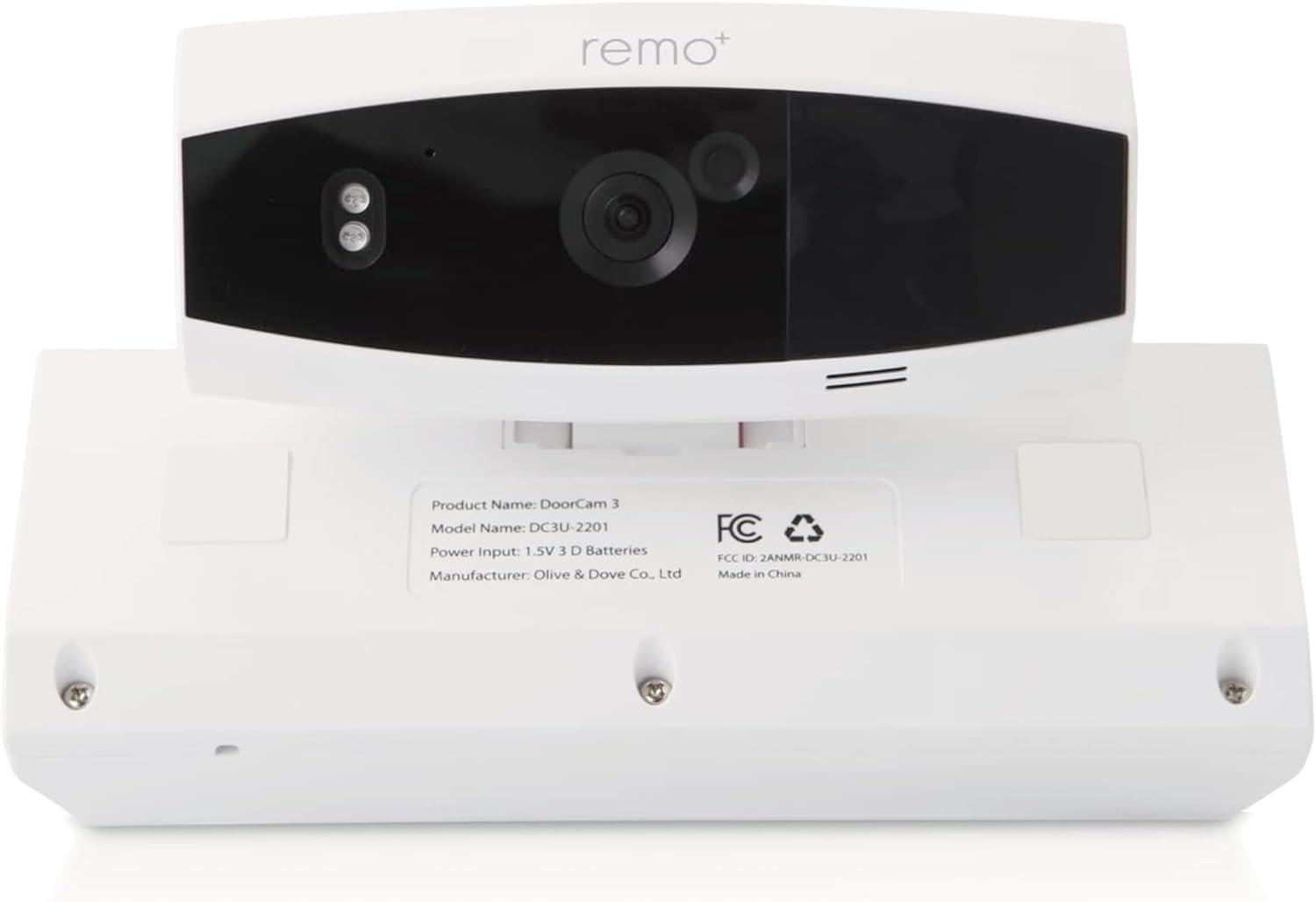 Remo+ DoorCam 3: No Subscription, 1080p, Night Vision