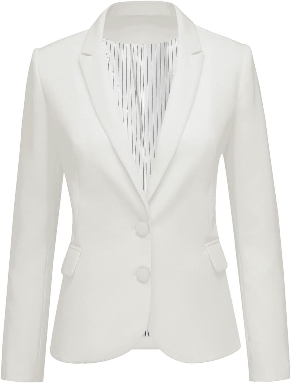 Luvamia Women's Long Sleeve Formal Notch Lapel Blazer Jacket