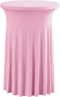 Shiningirl 24x43 Inch Stretch Cocktail Table Skirt - Elegant Event Essential